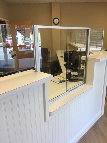 Commercial Office Front Desk Partition 03