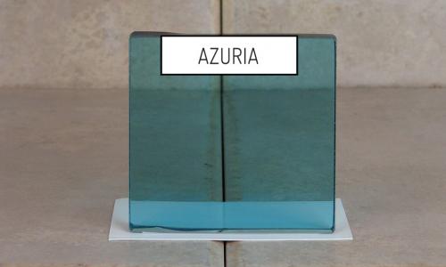 Browns Glass Shop Pattern Glass Shower Enclosure Cabinet Door - Azuria