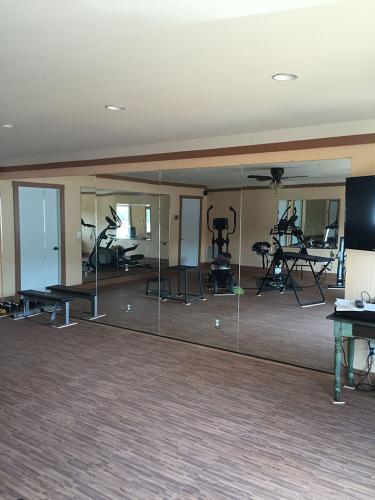 Residential Gym Wall Mirror - after
